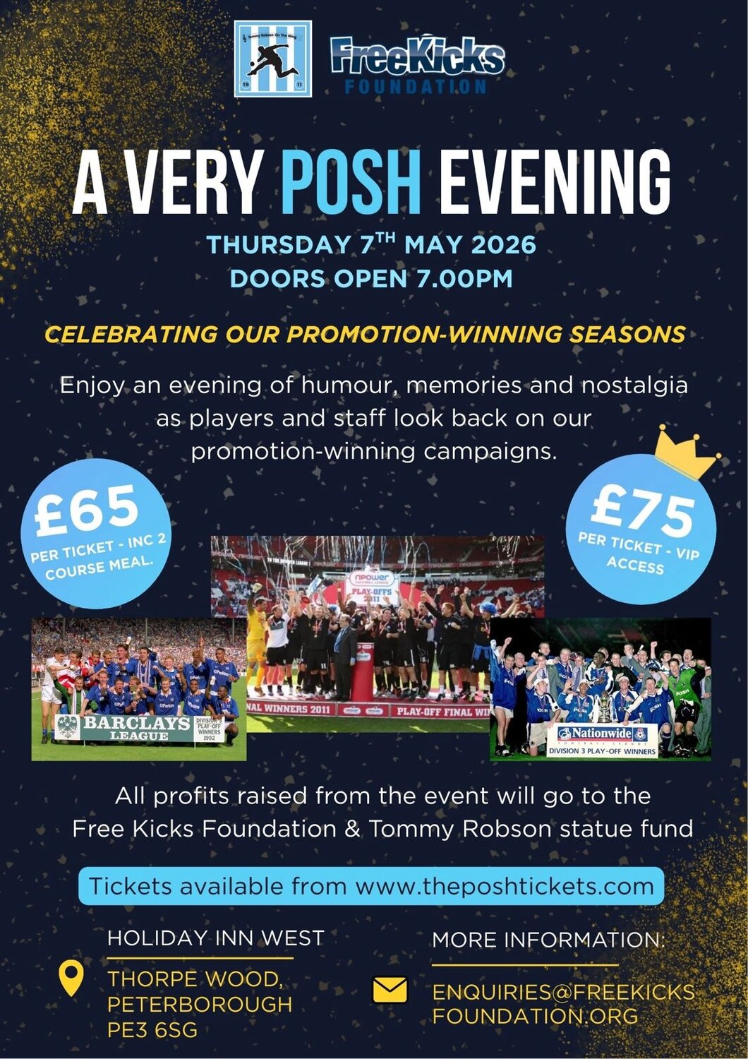 Free Kicks Event Flyer